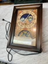 1979 TOLLHOUSE COOKIES 50TH ANNIVERSRY CLOCK (MOONDIAL, BAKING CALENDER DIA