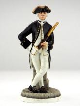 Limited Edition Michael Sutty Porcelain Figurine - Lieutenant (1748-1767), No. 68 Of 250