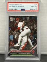 Michael Lorenzen 2023 Topps Now No Hitter PSA 10 GEM MINT #685