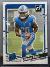 Jahmyr Gibbs 2023 Panini Donruss Rated Rookie RC #331