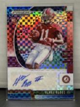 Henry Ruggs III 2020 Panini Prizm Draft Picks Red White Blue Checkerboard (#31/99) Prizm RC Auto #10