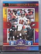 Tom Brady 2022 Panini Donruss Road to the Superbowl Insert #WC-TB