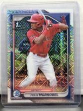 Felix Morrobel 2024 Bowman Chrome Mega Mojo Refractor Rookie RC #BCP-121