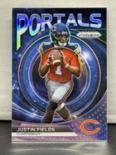 Justin Fields 2023 Panini Prizm Portals Silver Prizm Insert #PO-7