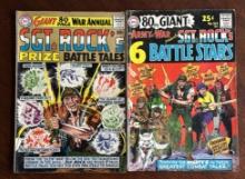 Sgt. Rocks War Annual Prize Battle Tales Battle Stars Lot of 2 DC Comics