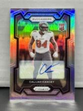 Calijah Kancey 2023 Panini Prizm Silver Prizm Rookie RC Auto #393