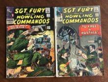 Sgt. Fury and His Howling Commandos August #21 June #31 Lot os 2 Marvel Comics Silver Age