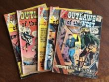 Outlaws of the West Lof of 6 Silver Age Comcis CDC Comics