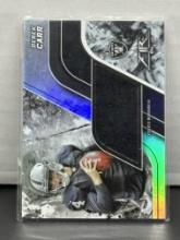 Derek Carr 2015 Topps Fire Authentic Memorabilia Patch Insert #FIR-DC