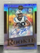 Chuba Hubbard 2021 Panini Chronicles Legacy Silver Prizm (#67/99) Rookie RC Auto #214