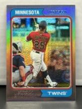 Byron Buxton 2023 Topps Heritage Chrome Silver (#221/374) Refractor #15