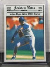 Nolan Ryan 1990 Stadium News Promo