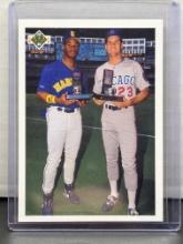 Ken Griffey Jr. Ryne Sandberg 1991 Upper Deck All Star Checklist #79F