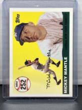 Mickey Mantle 2007 Topps HR 252 Insert #MHR252