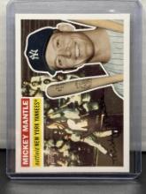 Mickey Mantle 2008 Topps Mickey Mantle Story Insert #MM60