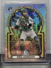 Shea Langeliers 2023 Bowman Chrome Mega Mojo Refractor ROY Favorites RC Insert #ROYF-10