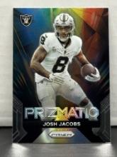 Josh Jacobs 2023 Panini Prizm Prizmatic Insert #15