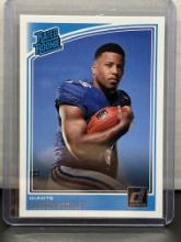 Saquon Barkley 2018 Panini Donruss Rated Rookie RC #306