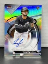 Lenyn Sosa 2023 Topps Finest Refractor Rookie RC Auto #FA-LS