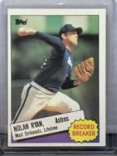 Nolan Ryan 1985 Topps Record Breaker #7