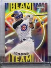 Seiya Suzuki 2022 Topps Stadium Club Chrome Beam Team Refractor Rookie RC Insert #BT-18