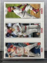 Shohei Ohtani Mike Trout Anthony Rendon 2022 Topps Opening Day Triple Play #TPC -1A