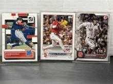 Jarren Duran 3 Card Rookie Lot Bowman Topps Opening Day Rated Rookie