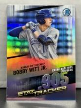 Bobby Witt Jr. 2020 Bowman Chrome Stat Tracker Refractor Insert #ST-11