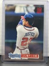 David Justice 1994 Topps Stadium Club #94