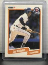 Lou Whitaker 1990 Fleer #619