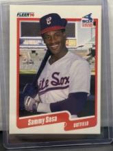 Sammy Sosa 1990 Fleer Rookie RC #548