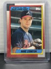 Mike Stanton 1990 Topps Major League Debut #122