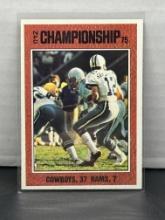 1976 Topps NFC Championship Cowboys v Rams #331