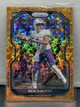 Ben DiNucci 2020 Panini Prizm Orange Disco Prizm Rookie RC #337