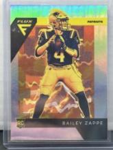 Bailey Zappe 2021 Panini Chronicles Flux Silver Prizm Rookie RC #FX-4