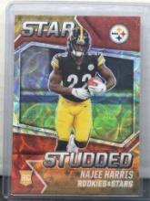 Najee Harris 2021 Panini Rookie & Stars Star Studded Red Scope Prizm Rookie RC Insert Parallel #SS-2