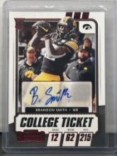 Brandon Smith 2021 Panini Contenders Draft Picks Red Foil Rookie RC Auto #252