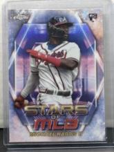 Michael Harris II 2023 Topps Chrome Stars of MLB Refractor Insert #SMLBC-35