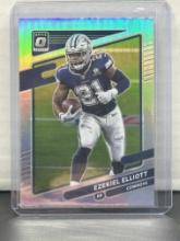 Ezekiel Elliott 2021 Donruss Optic Silver Holo Prizm #23