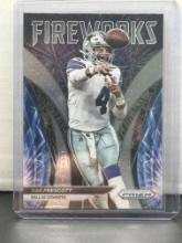 Dak Prescott 2021 Panini Prizm Fireworks Insert #F-17