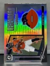 Justin Fields 2021 Panini Donruss Optic Legendary Logos Silver Prizm Rookie Insert #LL-2