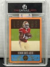 Vernon Davis 2023 Panini Legacy Orange (#10/199) Border Parallel Slabbed #149