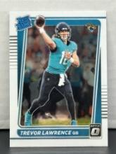 Trevor Lawrence 2021 Panini Donruss Optic Rated Rookie RC #201