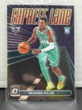 Brandon Miller 2023-24 Panini Donruss Optic Express Lane Rookie RC Insert #3