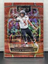 Patrick Mahomes 2022 Panini Select Draft Picks Concourse Level Red Lazer Prizm #26