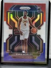 Evan Mobley 2021-22 Panini Prizm Red White Blue Prizm Rookie RC #325