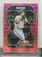 Jace Jung 2022 Panini Prizm Draft Picks Pink Lazer Prizm #PDP12