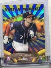 Trea Turner 2016 Topps Chrome Youth Impact Rookie RC Refractor Insert #YI-8