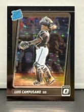 Luis Campusano 2021 Panini Donruss Optic Black Stars (#91/149) Prizm Rated Rookie RC #66