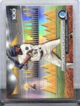 Jackson Chourio 2024 Bowman Chrome Top 100 Refractor Insert #BTP-2